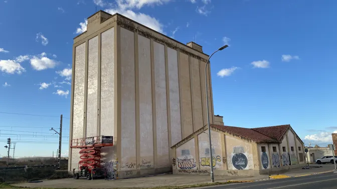 Silo antes de la restauración